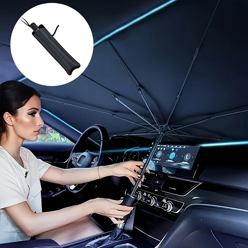 Car Windshield Sun Shade, Fold - Car Sunshade Windshield Umbrella Foldable 评论和价格
