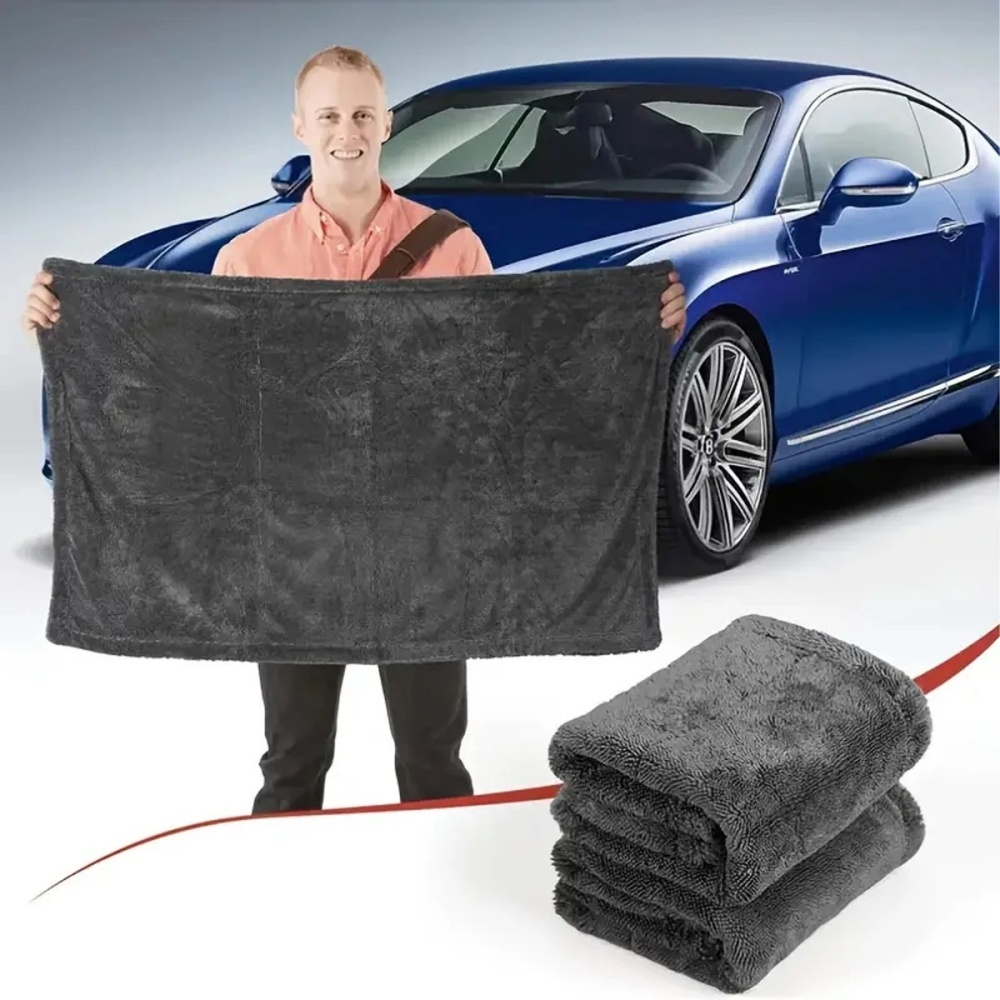 Oversized Dark Gray Car Microf - Microfiber Car Drying Towel Super Absorbent 评论和价格