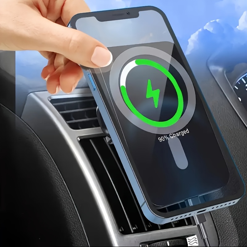 15W Magnetic Car Wireless Char - Wireless Car Charger Mount Fast Charging 评论和价格