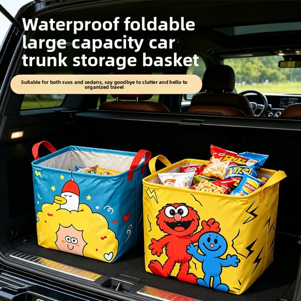 1pc Foldable Car Trunk Storage - Car Trunk Organizer Foldable Storage Box 评论和价格