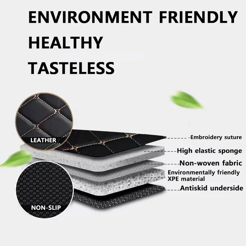Leather Car Floor Mats For Jee - Car Floor Mats Universal Waterproof Leather 评论和价格