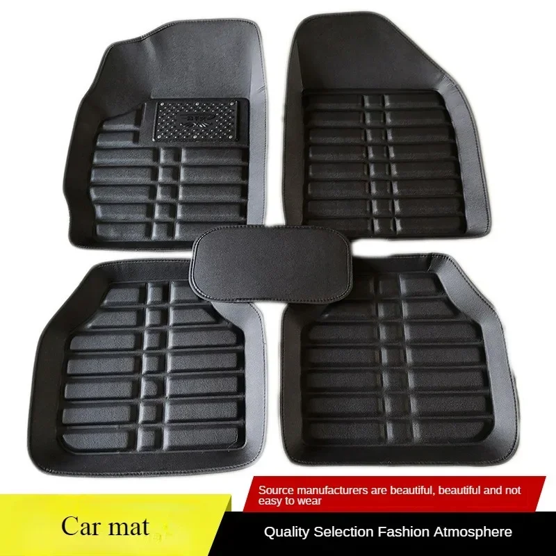 NEW Luxury Leather Car Floor M - Car Floor Mats Universal Waterproof Leather 评论和价格
