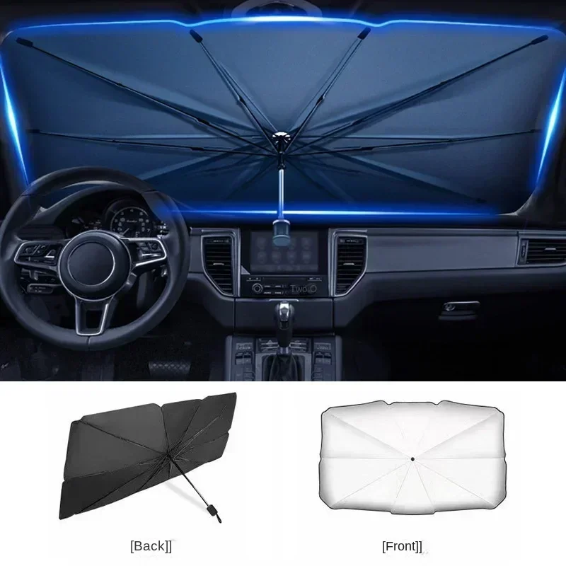 Foldable Car Windshield Sunsha - Car Sunshade Windshield Umbrella Foldable 评论和价格