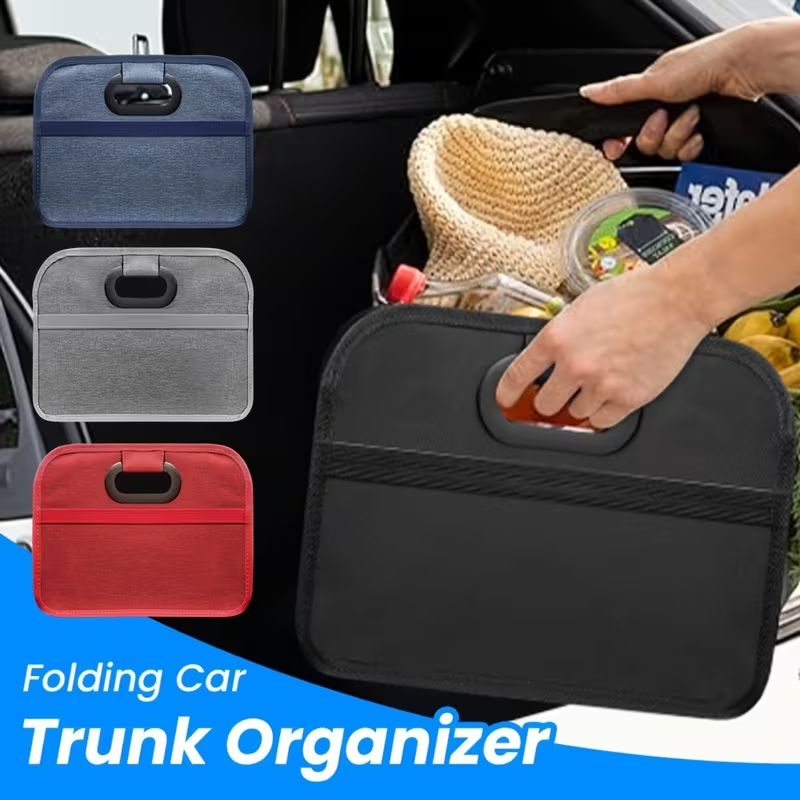 Collapsible Car Trunk Storage  - Car Trunk Organizer Foldable Storage Box 评论和价格