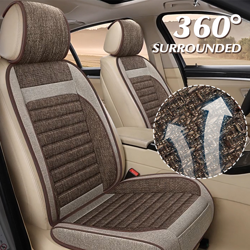 Universal Linen Full Set Car S - Leather Car Seat Covers Full Set Universal 评论和价格