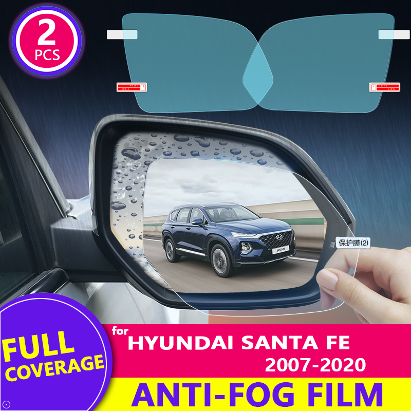 for Hyundai Santa Fe 2007-2020 - Anti Glare Car Rearview Mirror Film 评论和价格