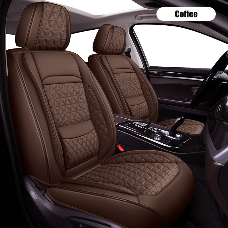 Car Seat Covers Full Set ,Univ - Leather Car Seat Covers Full Set Universal 评论和价格