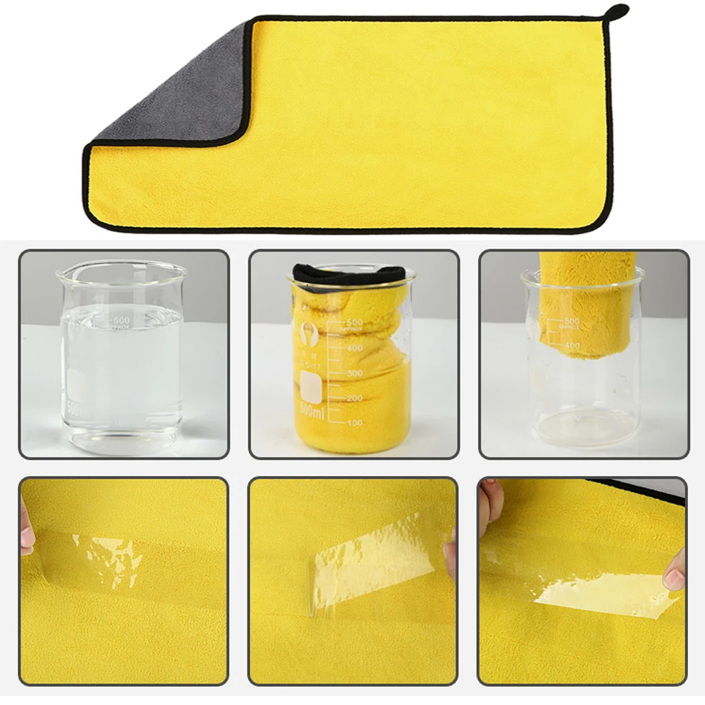 60x160cm Microfiber Cleaning T - Microfiber Car Drying Towel Super Absorbent 评论和价格