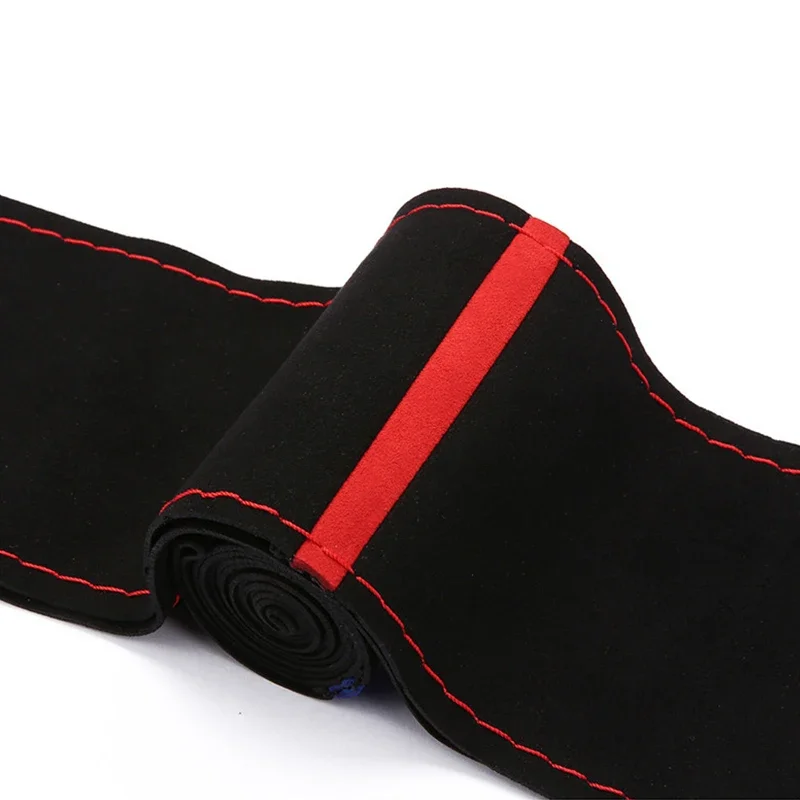 Universal 38cm Car Steering Wh - Car Steering Wheel Cover Anti Slip Breathable 评论和价格