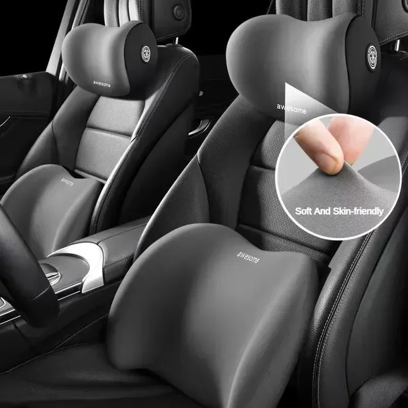 For Driving Comfort Car Back N - Memory Foam Car Neck Pillow Lumbar Support 评论和价格